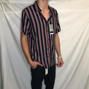 Denim & Flower button down